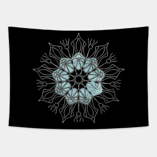 Snowflake Mandala Tapestry