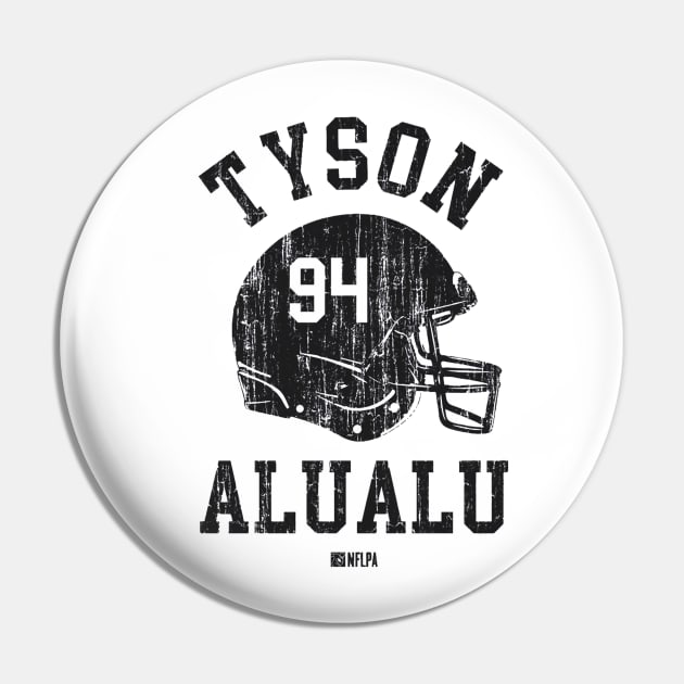 Tyson Alualu Pittsburgh Helmet Font Pin by TodosRigatSot