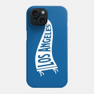 Los Angeles Pennant - Blue Phone Case