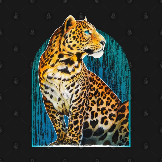 Watercolor jaguar without background by LilianaTikage