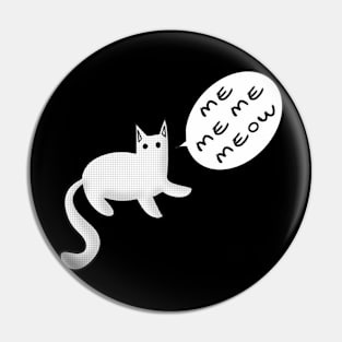 Stutter cat Pin