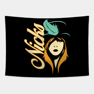 Stevie Nicks Colors Ornament Tapestry