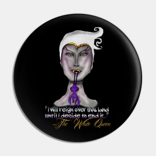 (Ali in Wundaland)The White Queen Pin