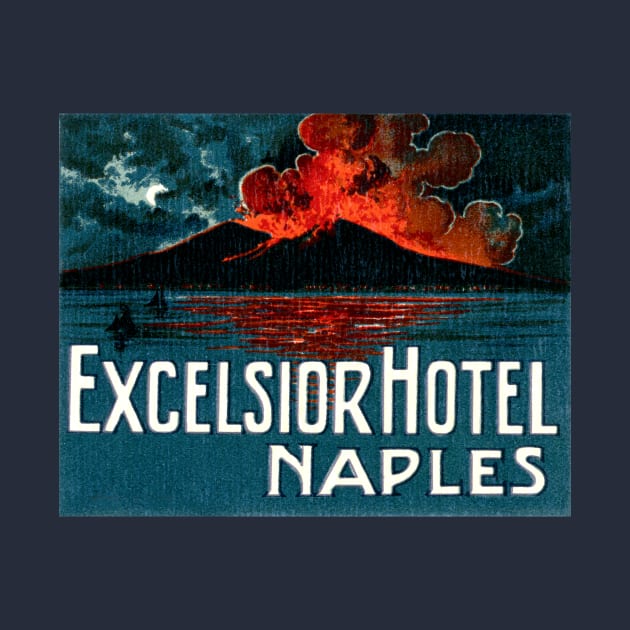 1921 Excelsior Hotel Naples Italy by historicimage