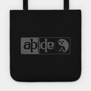 Abide Ambigram Logo Wide Tote