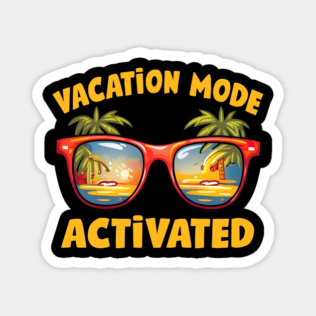 Vacation Mode Activated Magnet by aesthetice1