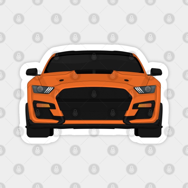 Shelby GT500 2020 Twister-Orange + Black roof Magnet by VENZ0LIC