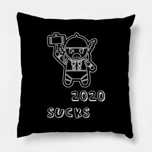 2020 sucks angry Pillow