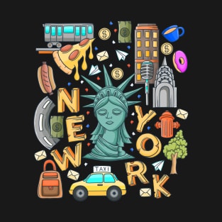 New York City Doodle T-Shirt