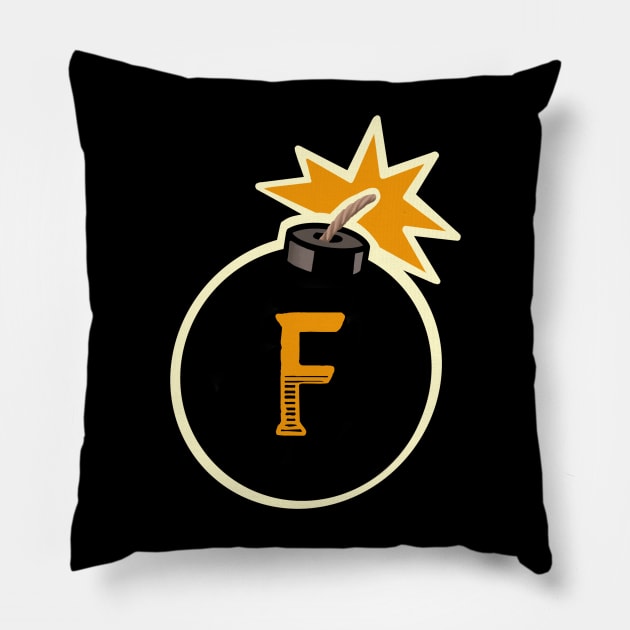 F-bomb Pillow by UncommonImagery