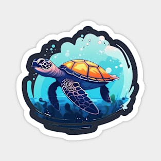 Blue turtle Magnet