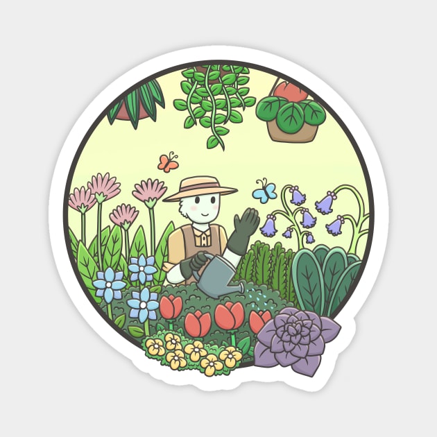 Garden friend Magnet by KammyBale