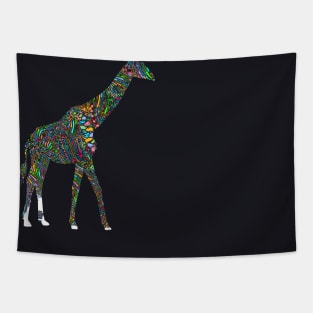 Giraffe Lover Shirt Animal Print Tapestry