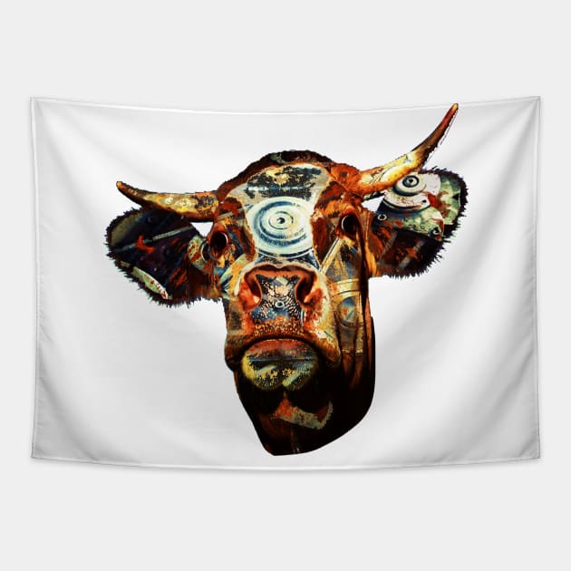 Cow Tapestry by valentinahramov