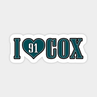 I Heart Cox - White Magnet