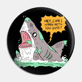 Lonely shark. Pin