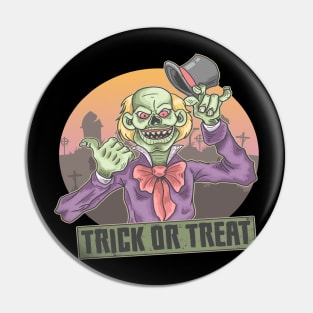 Halloween Trick Or Treat Pin