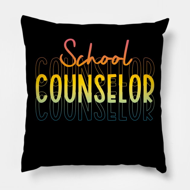 School Counselor Pillow by Xtian Dela ✅