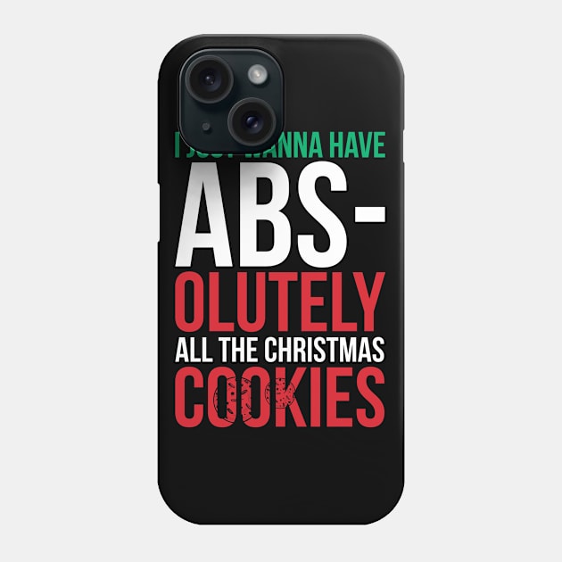 Absolutely All The Christmas Cookies Phone Case by artística