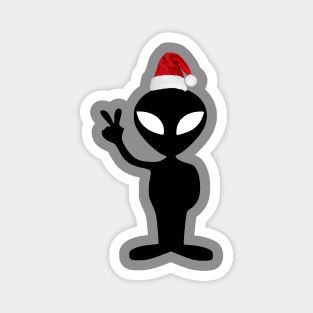 Christmas Alien Magnet