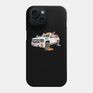 SIlverado no Drop Shadow Phone Case