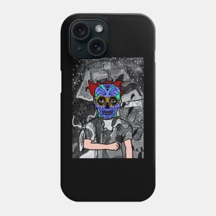 Unique MaleMask Digital Collectible with PixelEye Color and DarkSkin on TeePublic Phone Case