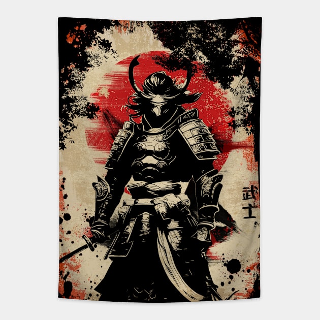 The Samurai VI Tapestry by NoMans