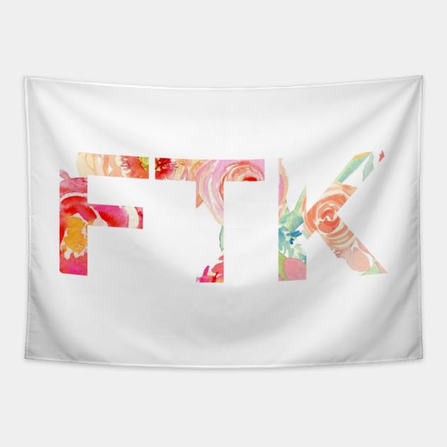 Floral FTK Tapestry by annmariestowe