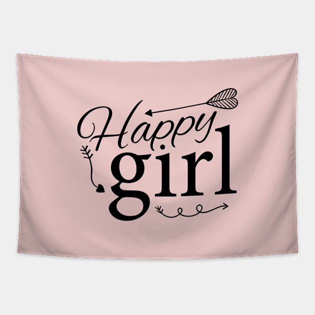 Happy Girl Tapestry by Saytee1