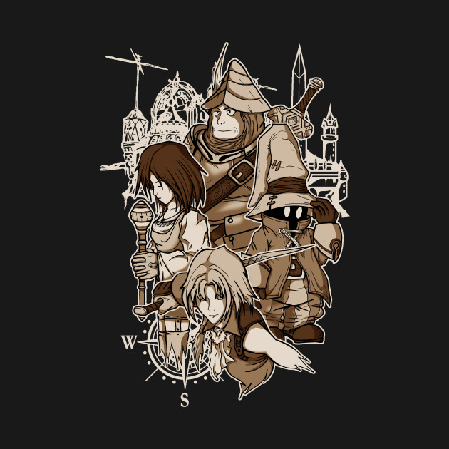 Disover Heroes Are Back - Final Fantasy 9 - T-Shirt