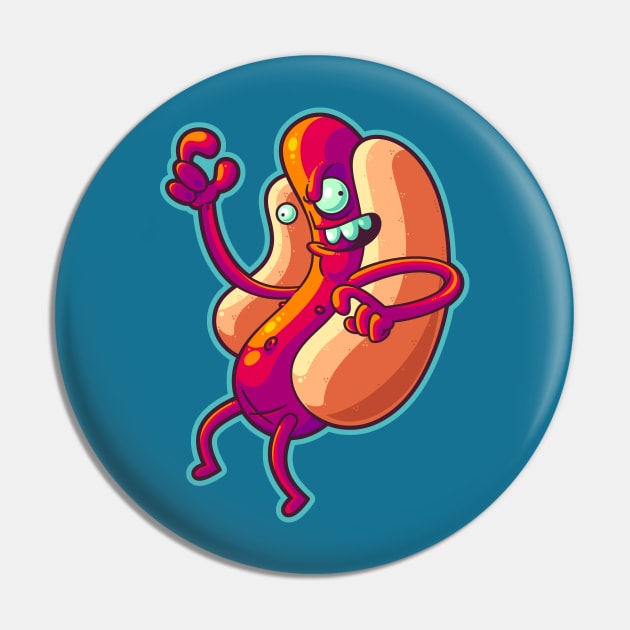 Hotdog Pincher Pin by ArtisticDyslexia