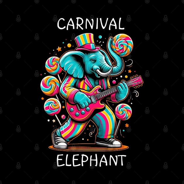 Melodic Jumbo: Elephant Jamming on Guitar by coollooks