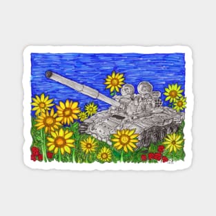 Slava Ukraini - Stop the Invasion Magnet