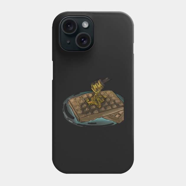 Waffle love Phone Case by Tatismallart