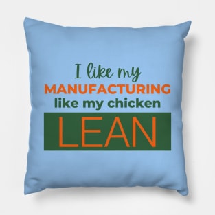 Lean Manufacturing Pillow