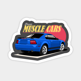 Classic Muscle Cars Magnet