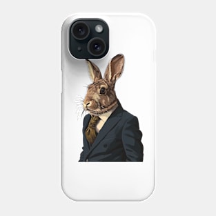 gentleman bunny Phone Case