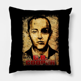 D B Cooper Design Pillow