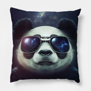 Cool Panda wearing Sunglasses Pillow