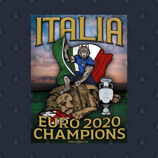 Italia vs. England Poster by ItalianPowerStore