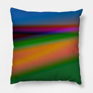 RED BLUE GREEN TEXTURE ART Pillow