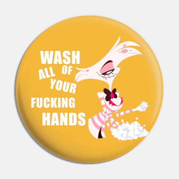 Discover Angel Dust Hazbin Hotel ハズビン ホテル ゲーム 缶バッジ  31mm, 57mm, 76mm サイズ