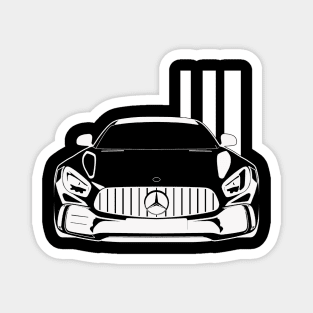 Sports Car Illustration Magnet