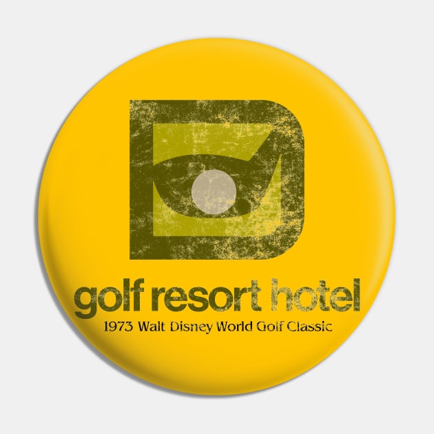 WDW Golf Resort Hotel 1973 Pin by BurningSettlersCabin