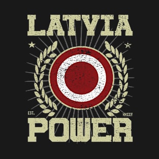 Cool Latvia Design T-Shirt