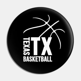 Texas Basketball 02 Pin