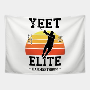 Yeet Elite Hammerthrow Retro Track N Field Athlete Tapestry