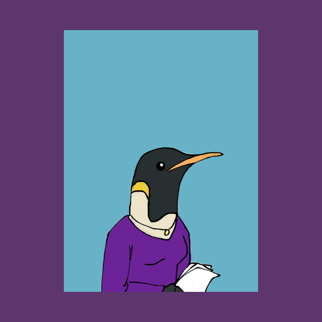 Office Penguin by PruneyToons