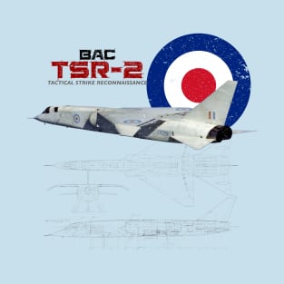 British BAC TSR-2 (light) T-Shirt