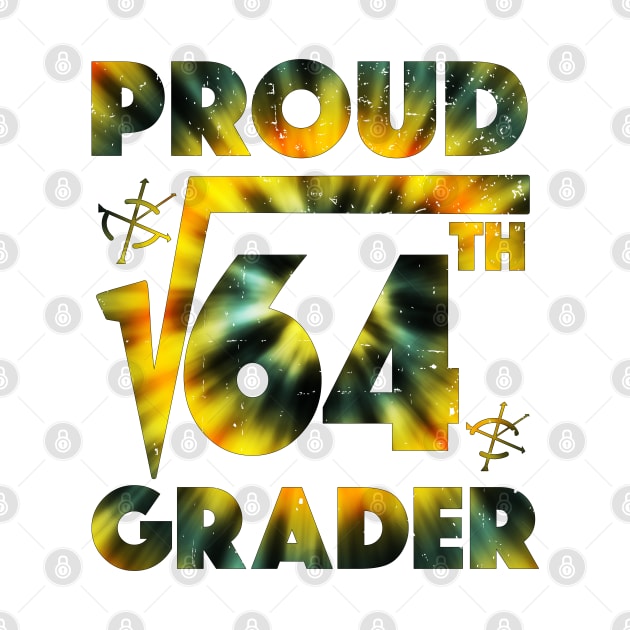 Proud 8th Grade Square Root of 64 Teachers Students by alcoshirts